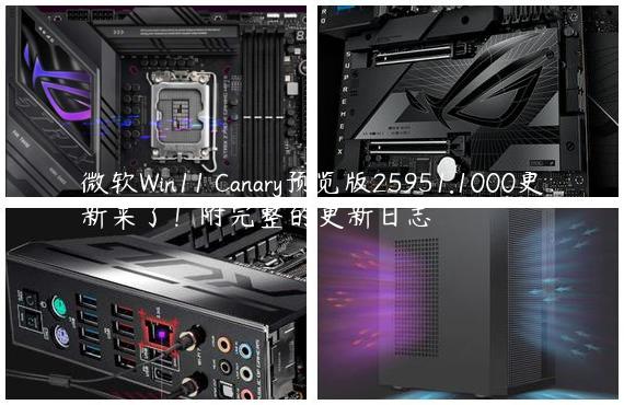 微软Win11 Canary预览版25951.1000更新来了！附完整的更新日志