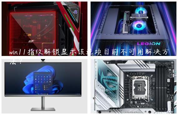 win11指纹解锁显示该选项目前不可用解决方法？