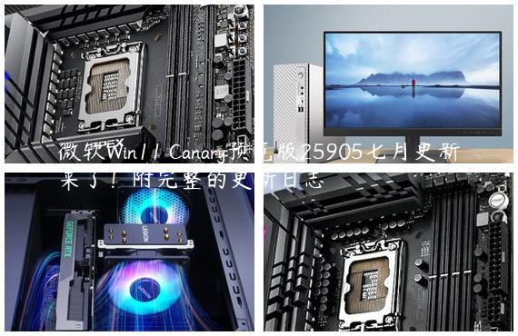微软Win11 Canary预览版25905七月更新来了！附完整的更新日志