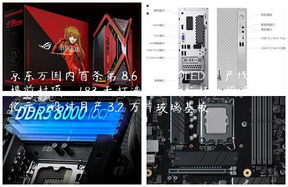京东方国内首条第 8.6 代 AMOLED 生产线提前封顶：183 天打造行业新标杆，投资 630 亿元、设计月产 3.2 万片玻璃基板