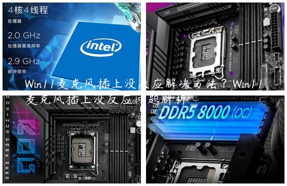 Win11麦克风插上没反应解决方法？Win11麦克风插上没反应问题解析