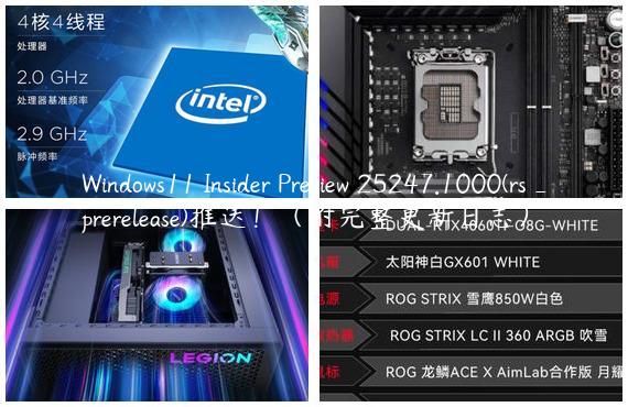 Windows11 Insider Preview 25247.1000(rs_prerelease)推送！（附完整更新日志）