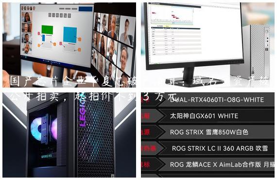 国产芯片企业华夏芯破产清算：域名等资产被公开拍卖，起拍价不到 3 万元