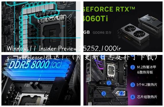 Windows11 Insider Preview 25252.1000(rs_prerelease)推送！（附更新日志及补丁下载）