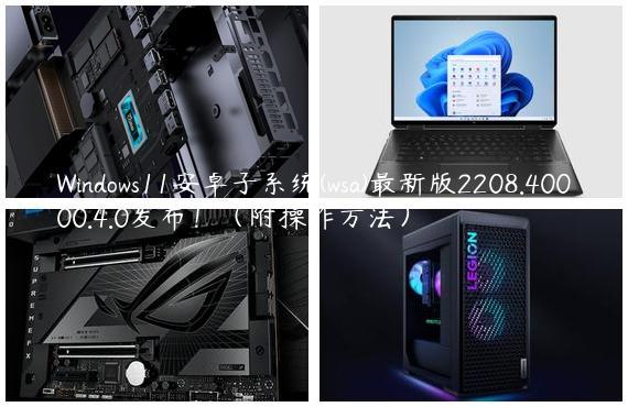 Windows11安卓子系统(wsa)最新版2208.40000.4.0发布！（附操作方法）