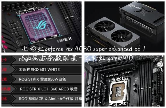 七彩虹geforce rtx 4080 super advanced oc 16gb显卡参数配置-七彩虹igame440