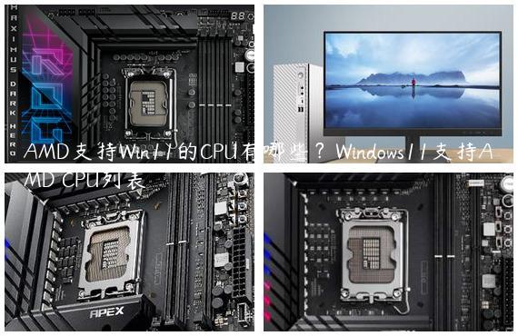 AMD支持Win11的CPU有哪些？Windows11支持AMD CPU列表