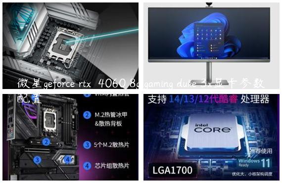 微星geforce rtx™ 4060 8g gaming duke 3x显卡参数配置